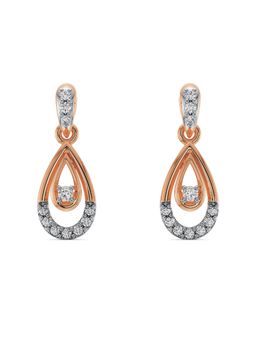 EMORI - Glamorous Dangle Earring in 14KT Gold | Authentic & Certified Lab Diamonds