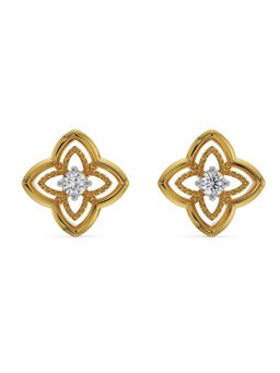 EMORI - Star Brilliance Earring in 14KT Gold | Authentic & Certified Lab Diamonds
