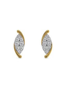 EMORI - Radiant Glow Earring in 18KT Gold | Authentic & Certified Lab Diamonds