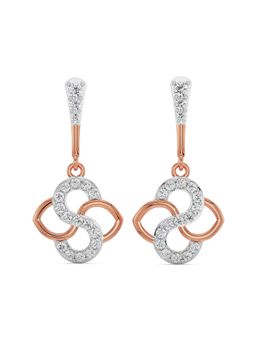 EMORI - S-Curve Brilliance Earring in 14KT Gold | Authentic & Certified Lab Diamonds