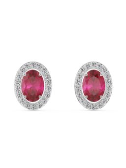EMORI - Vintage Ruby Earring in 18KT Gold | Authentic & Certified Lab Diamonds