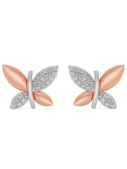 EMORI - Winged Wonder Earring in 18KT Gold | Authentic & Certified Lab Diamonds
