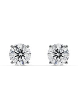 EMORI - 0.5 CT Classic Round Earring in 18KT Gold | Authentic & Certified Lab Diamonds
