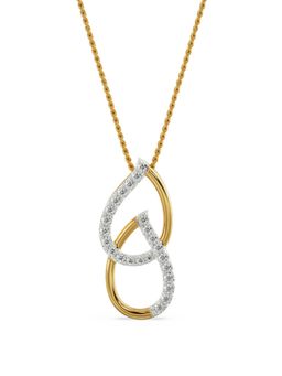 EMORI - Regal Pear Pendant in 14KT Gold | Authentic & Certified Lab Diamonds