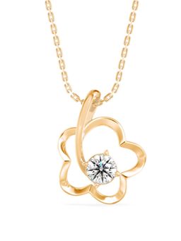 EMORI - Daisy Pendant in 18KT Gold | Authentic & Certified Lab Diamonds