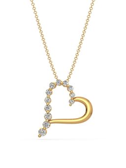 EMORI - Heart Felt Pendant in 14KT Gold | Authentic & Certified Lab Diamonds