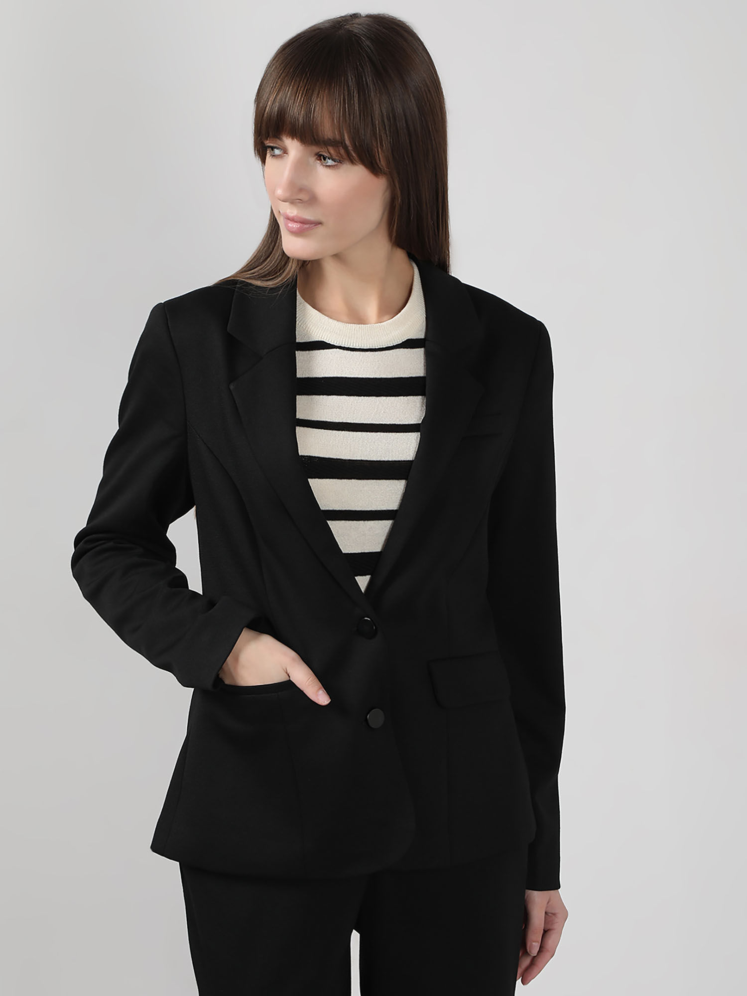 vero moda Black Tailored Blazer-picture-11