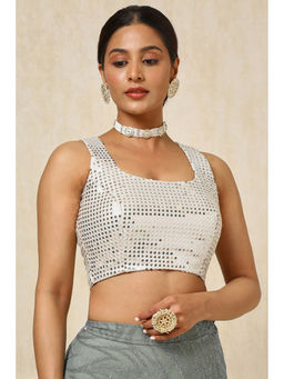 Soch - Women White Embellished Stitched Blouse