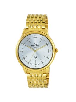 PA Maxima - Attivo Analog Watch for Men in Silver Dial Color