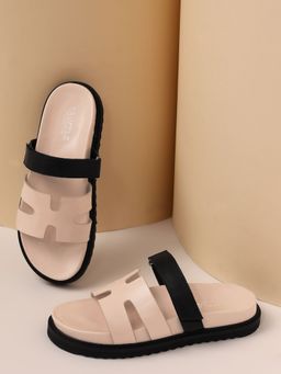 Truffle Collection - Pink Solid Sandals