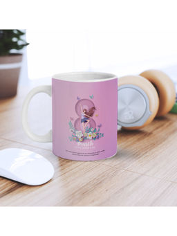 eCraftIndia - Floral Girl, 8th March Happy Womens Day Ceramic Tea Coffee Mug