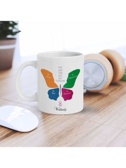 eCraftIndia - Motivational Quote Happy Womens Day Printed Ceramic Tea Coffee Mug