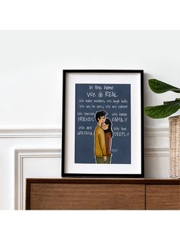 Happywagon - Home Wall Art A5 Framed
