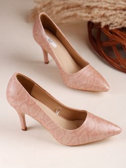 The White Pole - Women Nude Synthetic Pumps