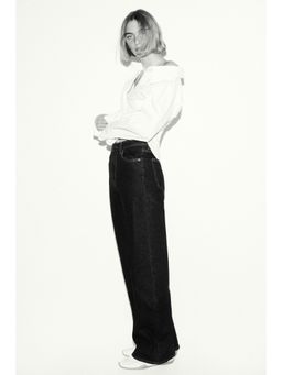 H&M - Women Blue Wide High Jeans