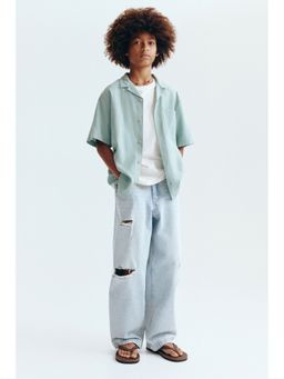 H&M - Boys Blue Baggy Fit Jeans