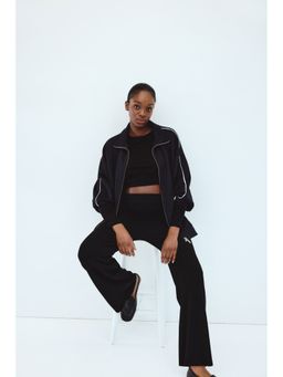 H&M - Women Black Mama Knitted Trousers