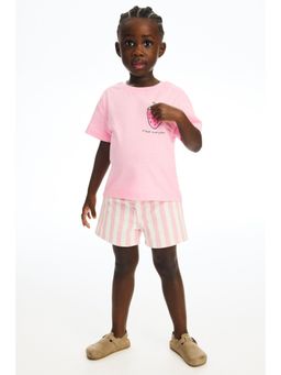 H&M - Girls Pink Denim Shorts