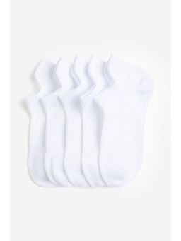 H&M MOVE - Boys White 5-Pack Sports Socks With Drymove
