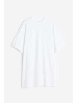H&M - Women White Oversized T-Shirt Dress