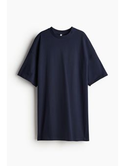 H&M - Women Blue Oversized T-Shirt Dress