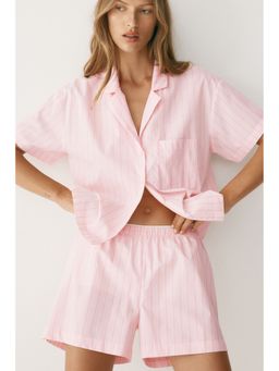 H&M - Women Pink Shirt And Shorts