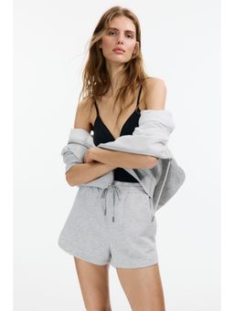 H&M - Women Grey Sweatshirt Shorts