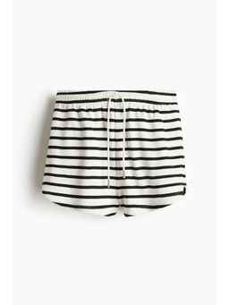 H&M - Women White Sweatshirt Shorts