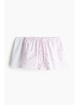 H&M - Women 2-Pack Cotton Poplin Pyjama Shorts