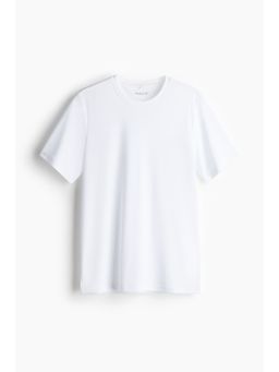 H&M MOVE - Regular Fit Sports Top With Dry move White