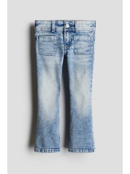 H&M - Girls Blue Superstretch Fla Leg Jeans