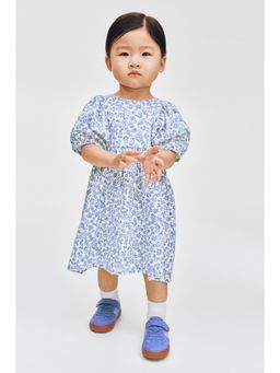 H&M - Girls Blue Seersucker Cotton Dress