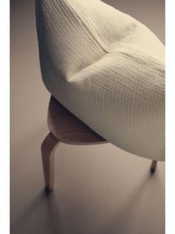 H&M - Beige Cotton Muslin Pillowcase