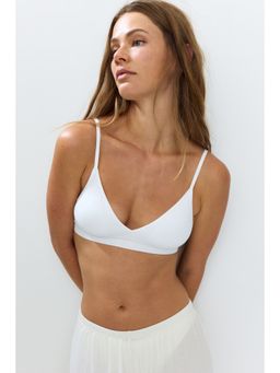 H&M - Women White Seamless Padded Soft Bra