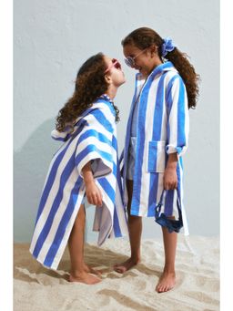 H&M - Unisex Blue Cotton Terry Dressing Gown