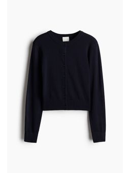H&M - Women Blue Fine-Knit Cardigan