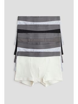 H&M - Boys White 5-Pack Trunks