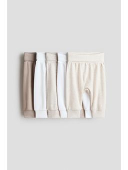H&M - Boys 5-Pack Foldover-Waist Trousers