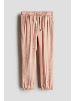 H&M - Girls Pink Woven Joggers