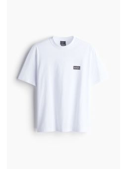 H&M - Men White Loose Fit T-Shirt