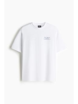 H&M - Men Green Loose Fit T-Shirt