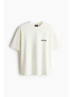 H&M - Men Green Loose Fit T-Shirt
