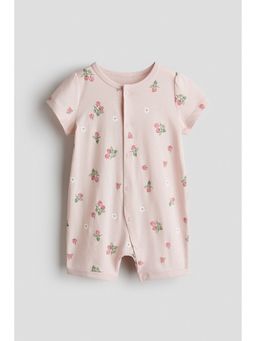 H&M - Girls Multi-Color Short cotton sleepsuit