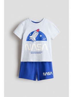 H&M - Boys Blue Printed pyjamas