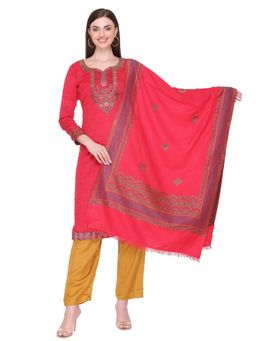 Kidar - Women Unstitched Acrylic Winter Wear Suit (Set of 3)