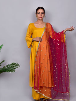 Empress Pitara - Jugni Mustard Suit Set