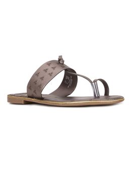 Bata - Printed Bronze Flats
