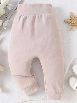 Hopscotch - Girls Beige Bunny Applique Pant