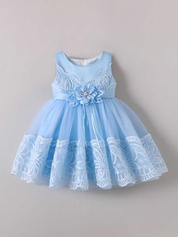 Hopscotch - Floral Embroidered Party Dress