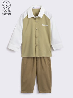 Hopscotch - 2-Piece Pure Cotton Shirt and Pants